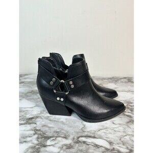 DV Dolce Vita Kramer Western-Inspired Faux Leather Bootie Boots Womens Sz 5 NEW